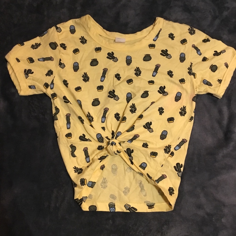 Cactus Cropped Tee